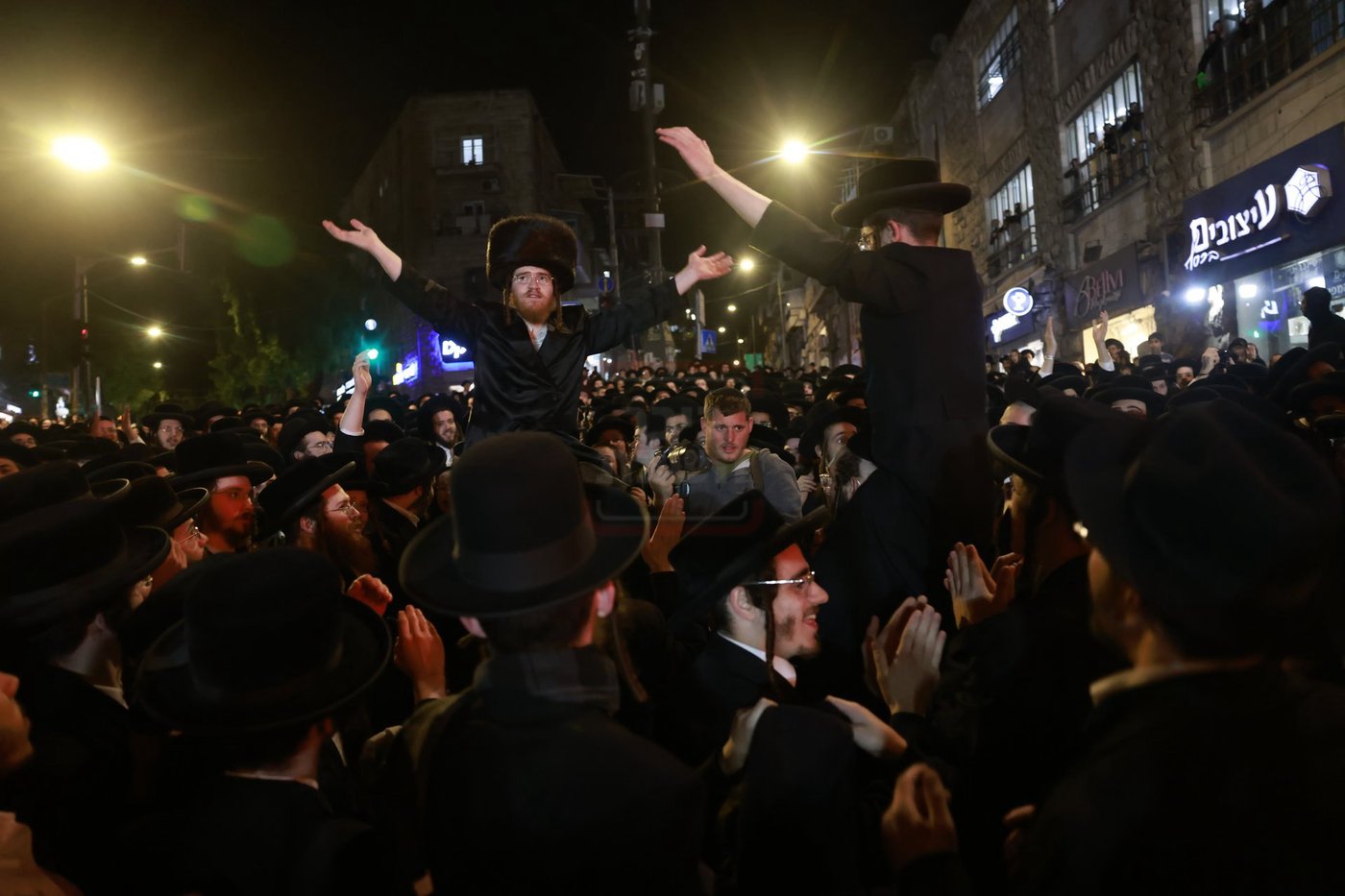 קבלת הפנים לאברך האסיר ר' אלעזר צדוק קויפמן