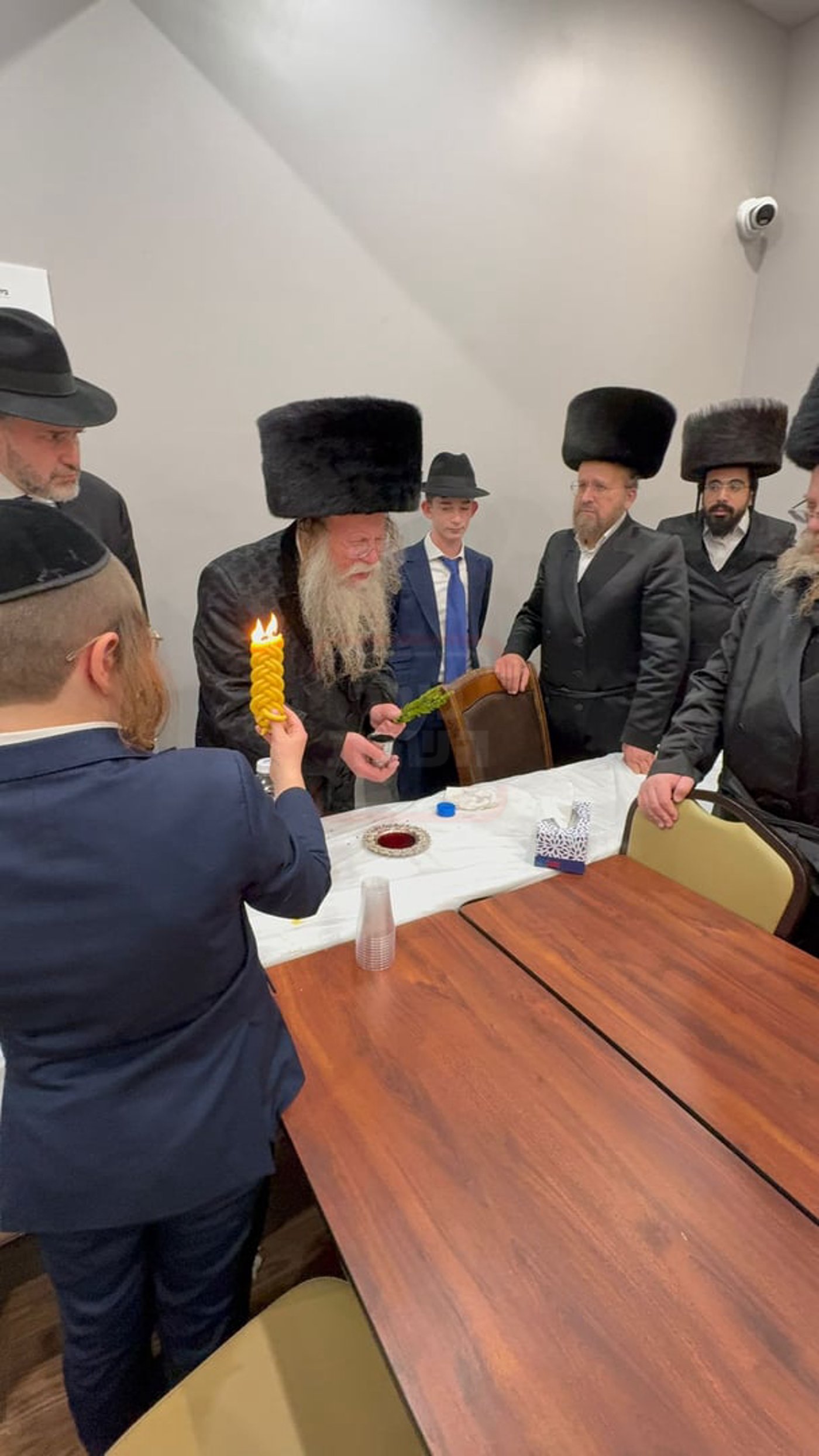 האדמו"ר מקוזמיר בביקור בארה"ב