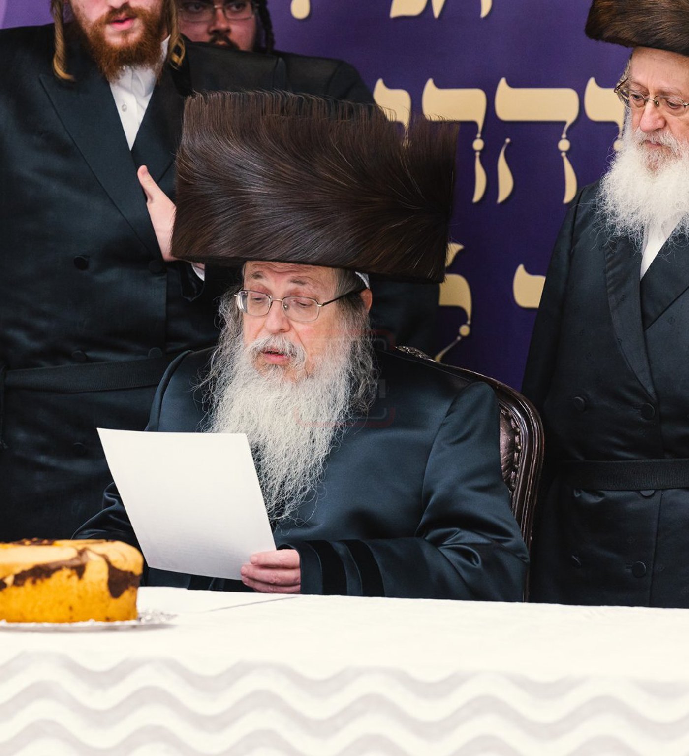 האדמו"ר מטאהש בקריאת קוויטל