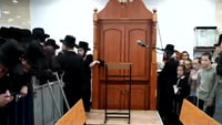 שידור חי | מסע הלווית המשגיח שנפטר בארה"ב במוצאי שבת