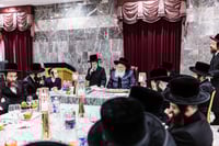 שמחת הבר מצווה לנכד האדמו"ר מבאבוב