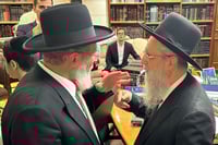 הרבנים הראשיים הגאון רבי דוד יוסף והגאון רבי קלמן בר