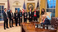 טראמפ באיום חריף להנהגת חמאס ולעזתים: "זו אזהרה אחרונה, אחרת תמותו"