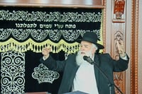 הגאון רבי יעקב ישראל בייפוס בשיחת הכנה לפסח