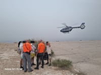 החילוץ מהנחל במדבר יהודה