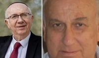 אחרי עשרות רבות של שנות פעילות - העיתונאים אברהם בן מלך וישראל קצובר זכרם לברכה