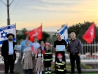 שנה אחרי הנס בליל הסדר: המשפחה החרדית הגיעה להודות 
