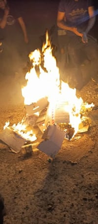 שריפת הסיוע הישראלי בסוריה