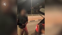 צפו: התחזה לחייל מילואים וניסה להבריח בתא מטען שב"ח לירושלים