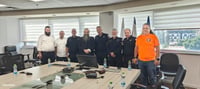 מפקד מרחב ירקון בפגישת עבודה עם בכירי ארגון זק"א ת"א