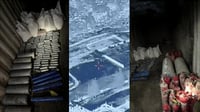 הושמדה מעבדה ובה יותר מ-200 מטענים | צפו בפיצוץ האדיר