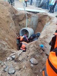 תאונת עבודה קטלנית בעיר החרדית: צינור בטון נפל והרג פועל
