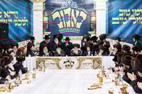 שמחת שבע ברכות לנכדת האדמו"ר מבאבוב