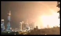 דימה משחק כדורגל תוך כדי ירי הטילים מאיראן - ונעצר | צפו