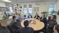 היועצים הרפואיים של ארגון 'מזור' בסיור במתחם הממוגן של שערי צדק