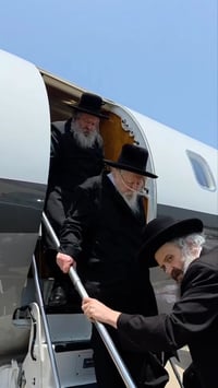 האדמו"ר מגור בחזרתו ארצה