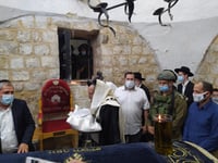 שמחת הברית בשנת תשפ"א בקבר יוסף