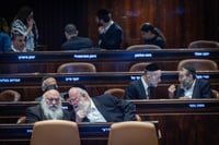 בכירי דגל התורה - גפני ומקלב במליאה | ארכיון