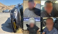 החוליה שנתפסה והרכב שהתהפך