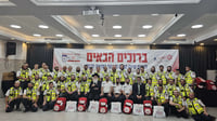 40 חובשי רפואת חירום הצטרפו למשפחת מד"א - הצלה דרום במרחב לכיש