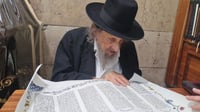 המקובל הגה"צ רבי אלטר דוד חיים שטרן, בתפילה בציון הרשב"י