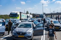 חסימות ומחאות בכביש 1