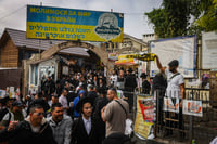 הכניסה לציון רבי נחמן מברסלב באומן 