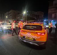 זירת התאונה בבני ברק