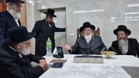 מעמד לחיים אצל האדמו"ר מספינקא