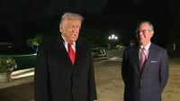 פרסו לו שטיח אדום: טראמפ נחת לביקור ממלכתי שני בבריטניה | תיעוד