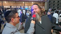עם צאת החג: כתב 'כיכר' מדווח היישר מציונו של רבי נחמן באומן | צפו 