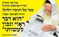 שר התורה הגר"ח קניבסקי זצוק"ל בתשובה לאברך שחשש מגזל ערב יום כיפור