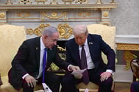 נתניהו וטראמפ כעת בבית הלבן 