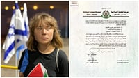 הקשר לחמאס עם המשט | גרטה טונברג לצד דגל ישראל 