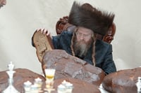טיש אושפיזין דיוסף בחצר הקודש שומרי אמונים