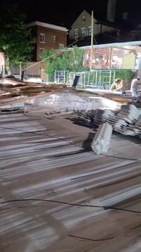 "קרה פה נס": המתחם הענק בשכונה החרדית קרס באמצע הלילה