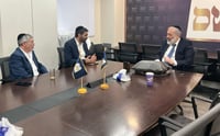 דרעי עם מנכ"ל משרד הדתות והשר לשעבר מלכיאלי 