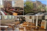 בית הכנסת מגורים בתל אביב בו נערכה הבוררות הקודמת בין הגיסים הגאונים רבי אליעזר כהנמן ורבי שמואל מרקוביץ