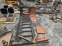 ה"קלויז קדישא" של סאדיגורה הוצת בידי מתמודד נפש | תיעוד מההרס הכבד