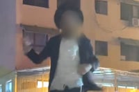 אחרי שרקד על גג ניידת המשטרה הצבאית - נעצר כשהוא מתחבא מאחורי ארון בגדים בביתו