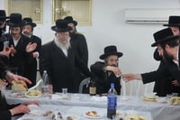 האדמו"ר מזוועהיל בהילולת הרה"ק בעל ה'בת עין' זיע"א בעיה"ק צפת 