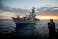 תמונות מתרגיל של לוחמי ספינות הטילים של שייטת 3 בזירה הימית