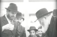 הרב הלברשטאם אצל הרבי