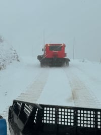 החרמון נצבע לבן: תיעודים מרהיבים מהשלג הכבד שירד בהר הגבוה בישראל