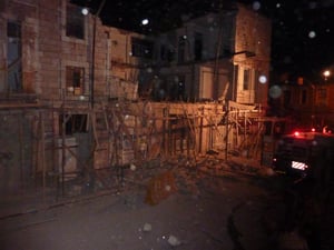 חורבן בירושלים: בניין קרס באישון לילה - וידאו ותמונות