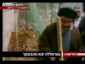 מתגרה בישראל: נסראללה יצא מהבונקר