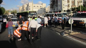 זירת התאונה באשדוד, היום