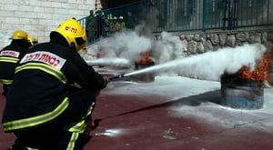 תרגיל בירושלים: זיהום מסוכן בעקבות נפילת טיל