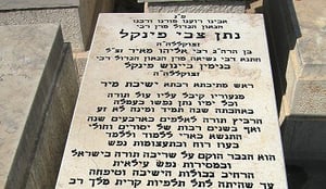 קברו של הגרנ"צ פינקל זצ"ל