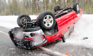 תאונה בגלל הגשם: חברת הביטוח תשלם?